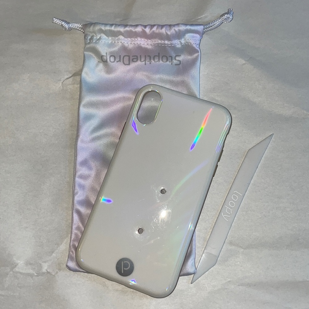 Loopy Cases White Ombré LEFTY iPhone XR